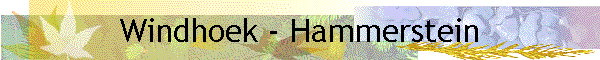Windhoek - Hammerstein